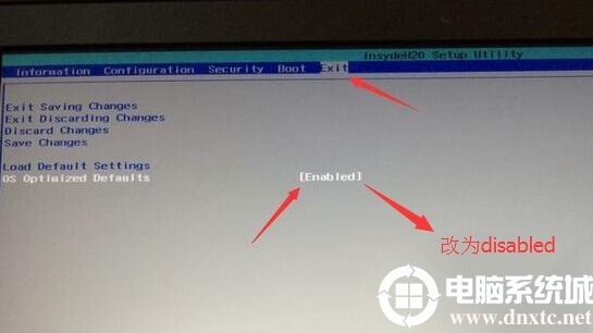 OS Optimized DefaultsOÞDisabled